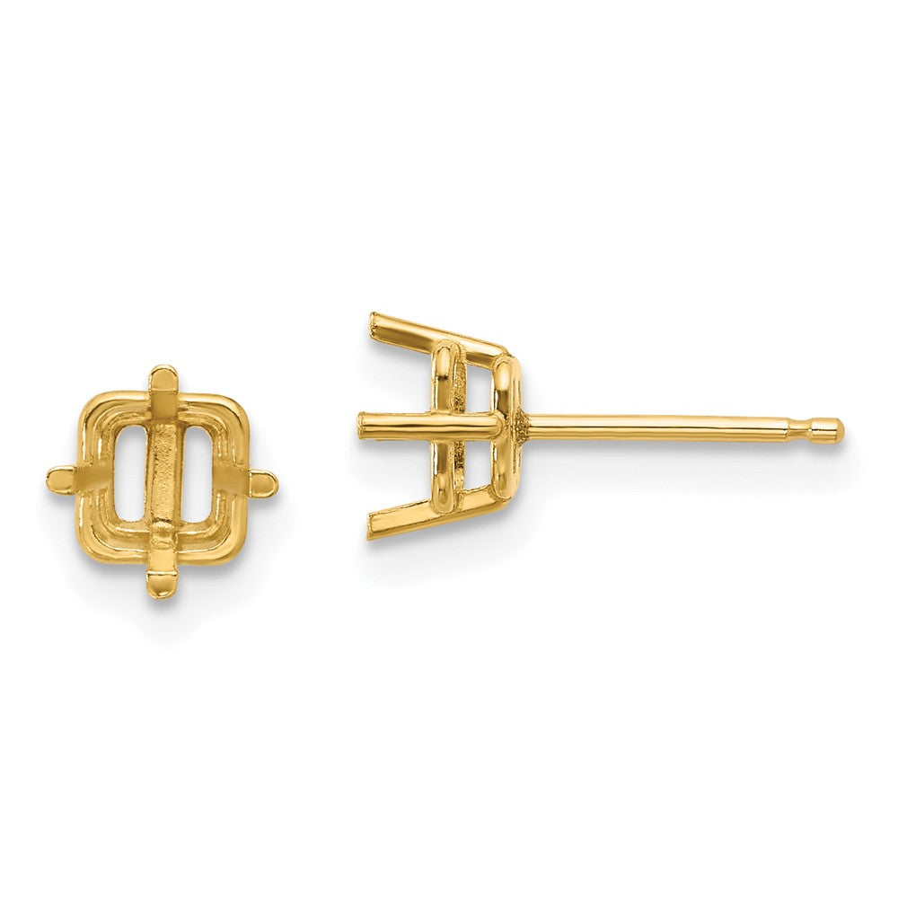 Square Post Earring Mountings - WBC