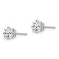 Princess-cut Cubic Zirconia Post Earrings - WBC