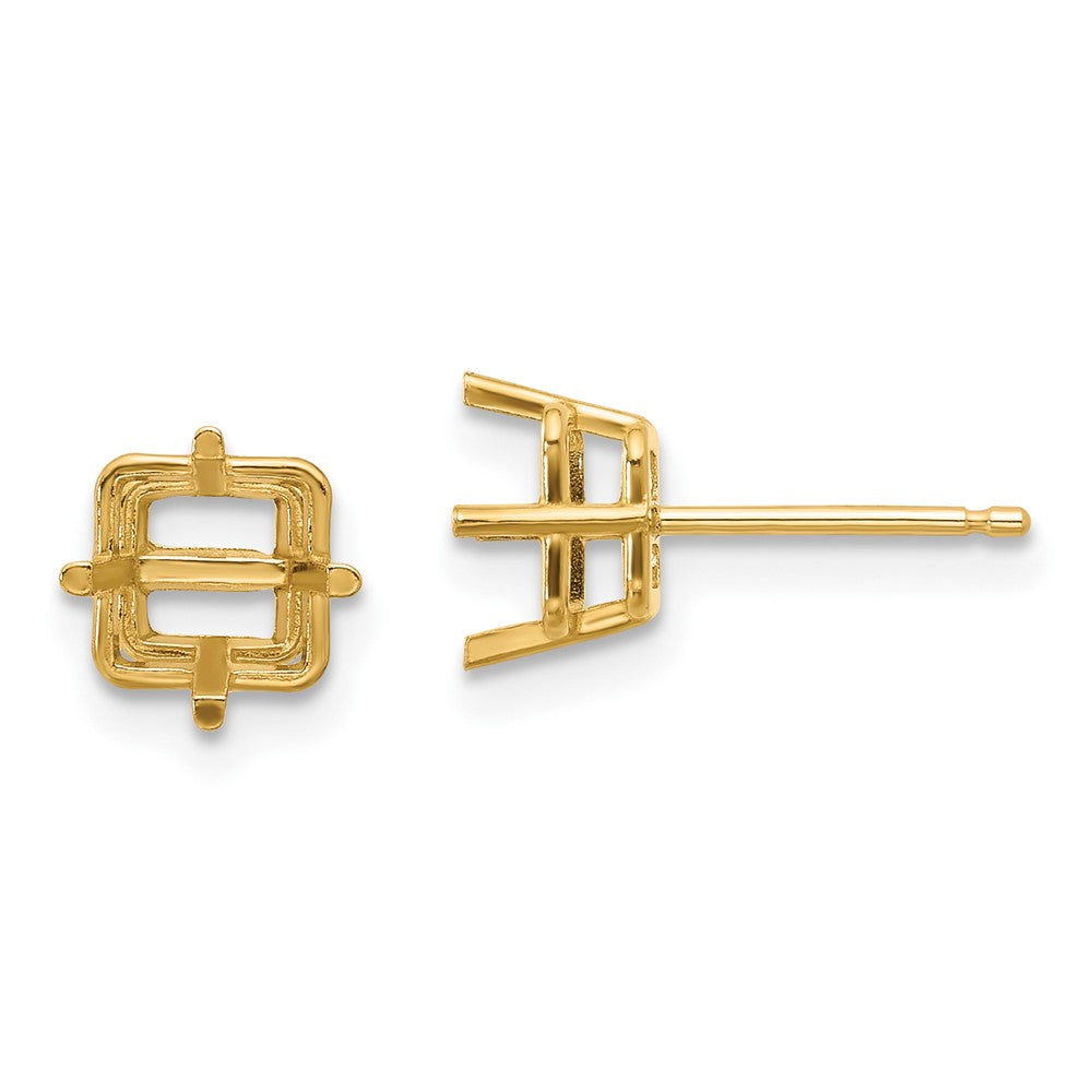 Square Post Earring Mountings - WBC