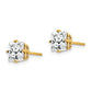 Princess-cut Cubic Zirconia Post Earrings - WBC