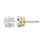 Princess-cut Cubic Zirconia Post Earrings - WBC