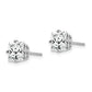 Princess-cut Cubic Zirconia Post Earrings - WBC