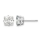 Princess-cut Cubic Zirconia Post Earrings - WBC