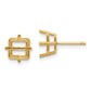 Square Post Earring Mountings - WBC