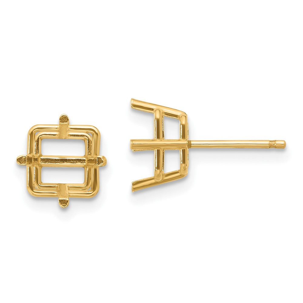Square Post Earring Mountings - WBC