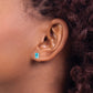 Emerald-cut Post Earring Mountings - WBC