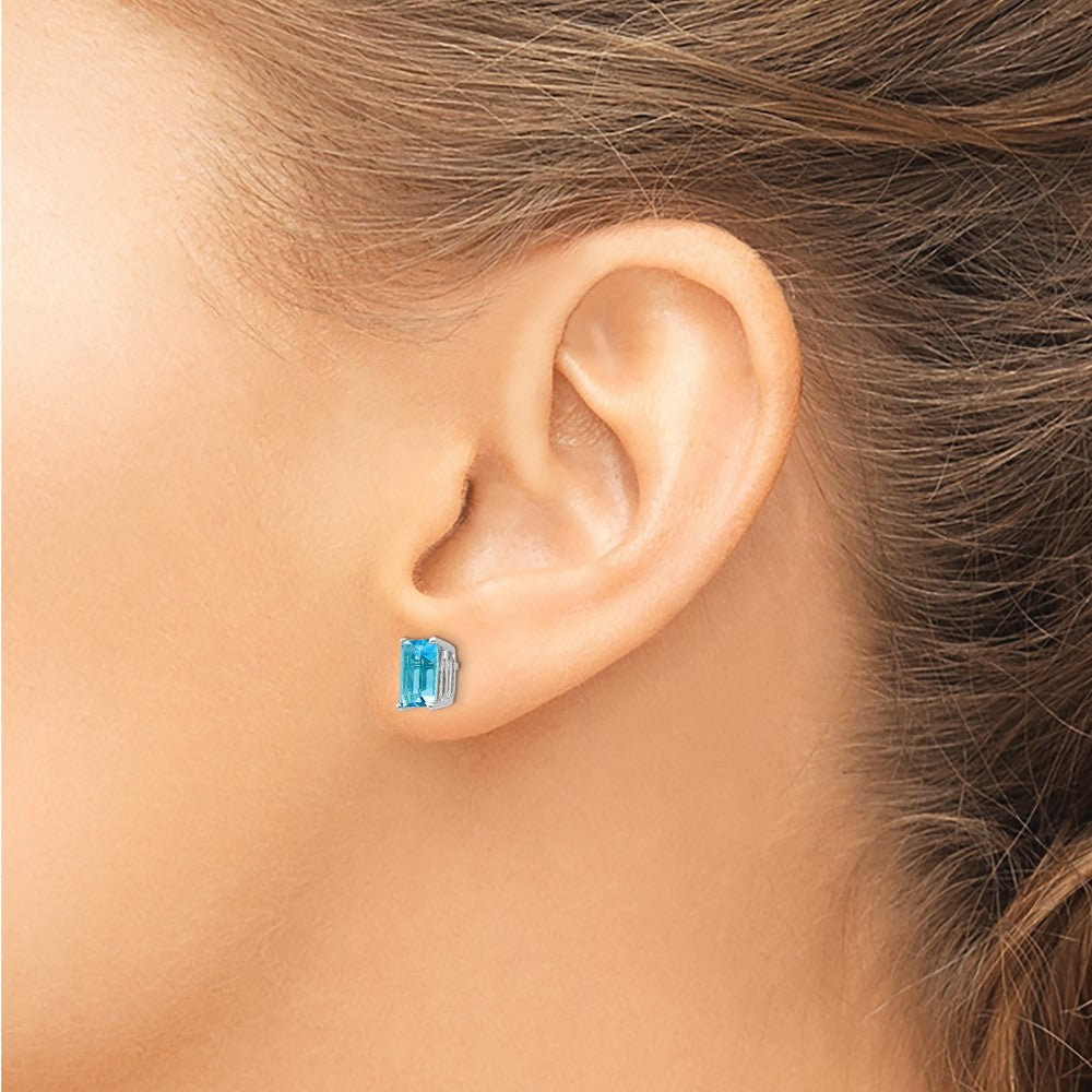 Emerald Post Earring Mountings - WBC