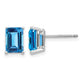 Emerald Post Earring Mountings - WBC