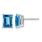 Emerald Post Earring Mountings - WBC