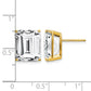 Emerald-Cut Cubic Zirconia Post Earrings - WBC