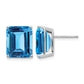 Emerald-cut Post Earring Mountings - WBC