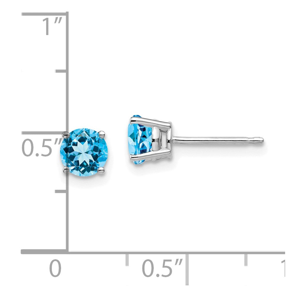 Round Earring Mounting - WBC