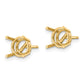 Round Post Earring Mountings - WBC