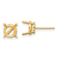 Round Post Earring Mountings - WBC