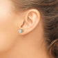 Cubic Zirconia Post Earrings - WBC