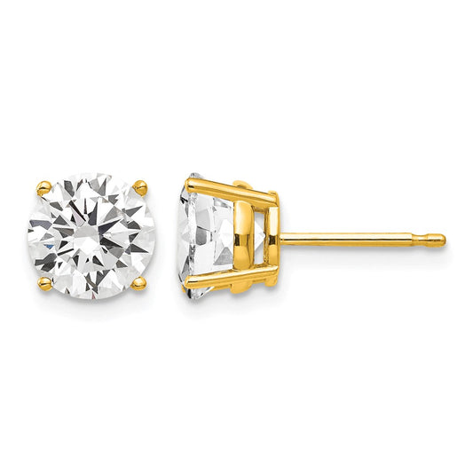 Cubic Zirconia Post Earrings - WBC