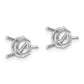 Round Post Earring Mountings - WBC