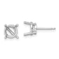 Round Post Earring Mountings - WBC