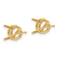 Round Post Earring Mountings - WBC