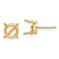 Round Post Earring Mountings - WBC