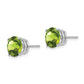Round Peridot Post Earrings - WBC
