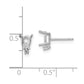 Pear and Quality Diamond Post Earring Mountings - WBC