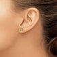 Pear Peridot Post Earrings - WBC