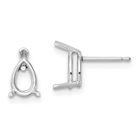 Pear Post Earring Mountings - WBC