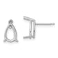 Pear Post Earring Mountings - WBC