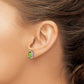 Pear Peridot Post Earrings - WBC