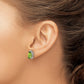 Pear Peridot Post Earrings - WBC