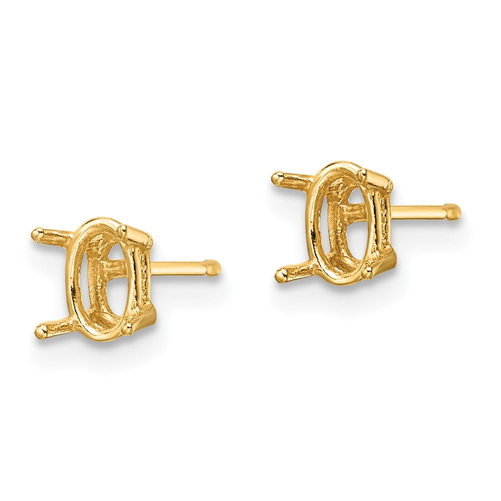 Oval Post Earring Mountings - WBC