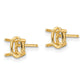 7x5 Oval Post Earring Mountings - WBC
