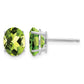 Oval Peridot Post Earrings - WBC