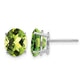 Oval Peridot Post Earrings - WBC