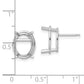Oval Post Earring Mountings - WBC