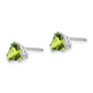 Trillion Peridot Post Earrings - WBC