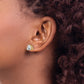 Trillion Cubic Zirconia Post Earrings - WBC