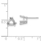 Trillion Post Earring Mountings - WBC