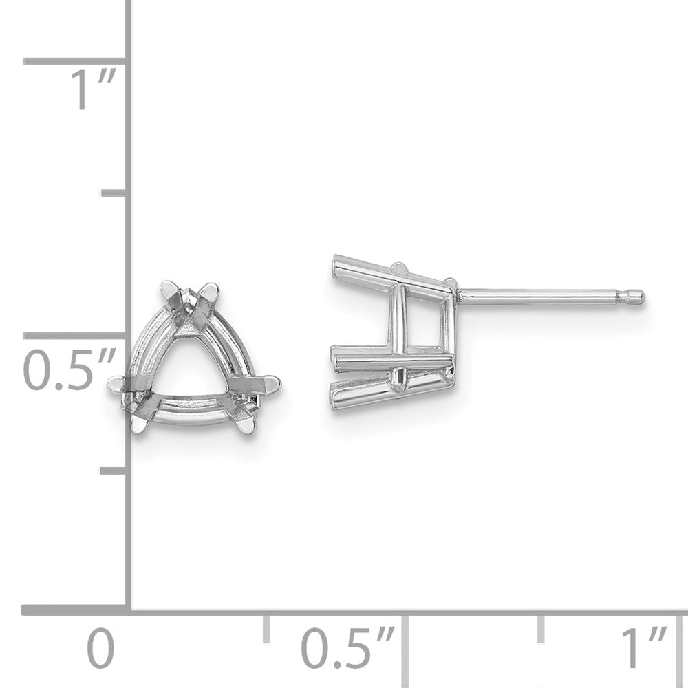 Trillion Post Earring Mountings - WBC
