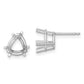 Trillion Post Earring Mountings - WBC