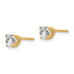 Heart Cubic Zirconia Post Earrings - WBC