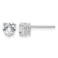 Heart Cubic Zirconia Post Earrings - WBC