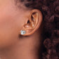 Heart Cubic Zirconia Stud Earrings - WBC