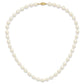 7- Rice Freshwater Cultured Pearl Necklace and Post Earring Set - WBC
