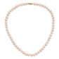 7- Pink Near-Round Freshwater Cultured Pearl Necklace and Button Earring Set - WBC