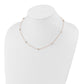 5- Near-Round Freshwater Cultured Pearl 9-Station Necklace - WBC