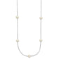 5- Near-Round Freshwater Cultured Pearl 9-Station Necklace - WBC