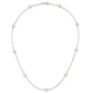5- Near-Round Freshwater Cultured Pearl 9-Station Necklace - WBC