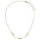 Polished Round Freshwater Cultured Pearl and Bead 3-Station Necklace Plus Extender - WBC